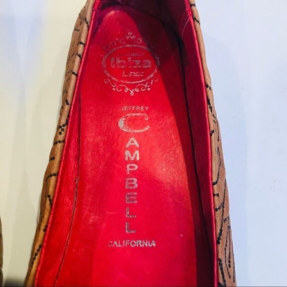 Jeffrey Campbell Leather ballet flats.  Size 6/6.5 - Picture 3 of 7